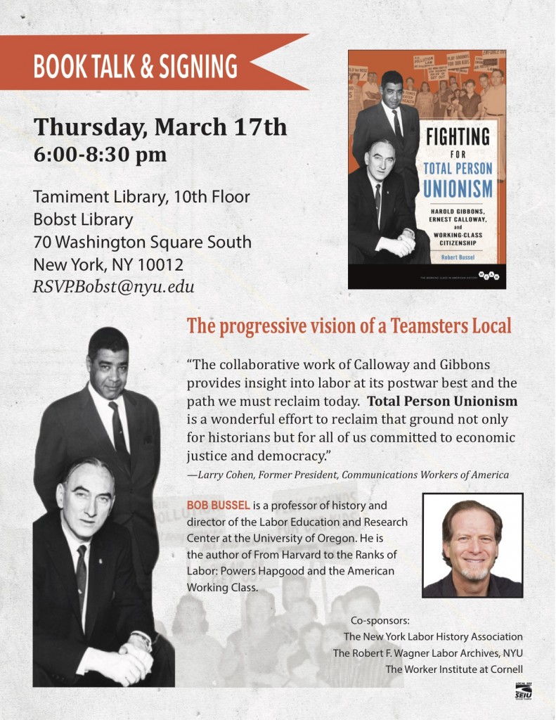 Fighting for Total Person Unionism Flyer - NYU
